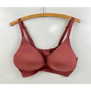 Soma Enbliss Luxe Plunge Bralette Size XXL Wire free Convertible Clay Rose